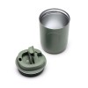 Cana termica din inox, FILTRO Thermo CUP, pereti dubli, capac practic cu filet, finisaj verde, volum 250 ml