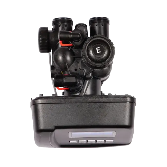 Stație Ecomix 5-in-1 automată, Clack WS1 PROMIX, dedurizare, deferitizare, demanganizare, valvă volumetrică premium, tank simplex 10x54, debit 2.3 m3/oră, 37 litri rasină Ecomix A inclusă