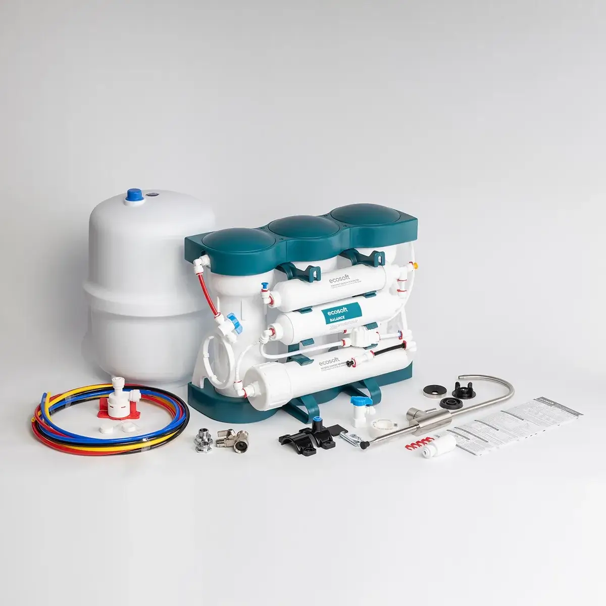 Osmoza inversa premium, Ecosoft Balance, eficienta ridicata, 6 stadii, 75 GPD, remineralizare cu calciu si magneziu