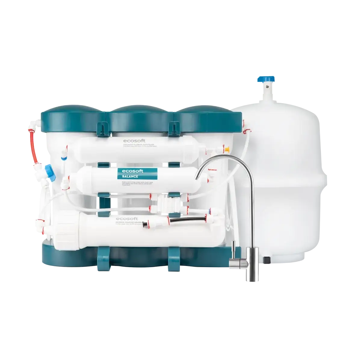 Osmoza inversa premium, Ecosoft Balance, eficienta ridicata, 6 stadii, 75 GPD, remineralizare cu calciu si magneziu